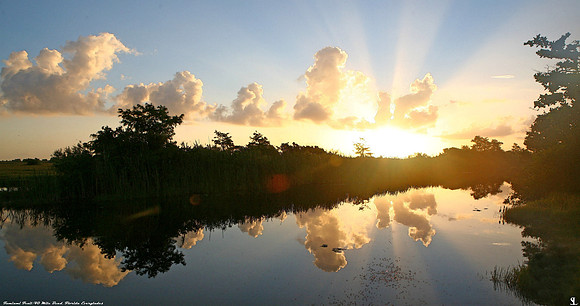 "Sunrise" Tamiami Trail, Florida Everglades