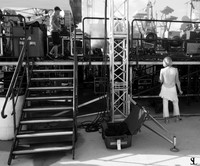 Britt Nicole backstage before set